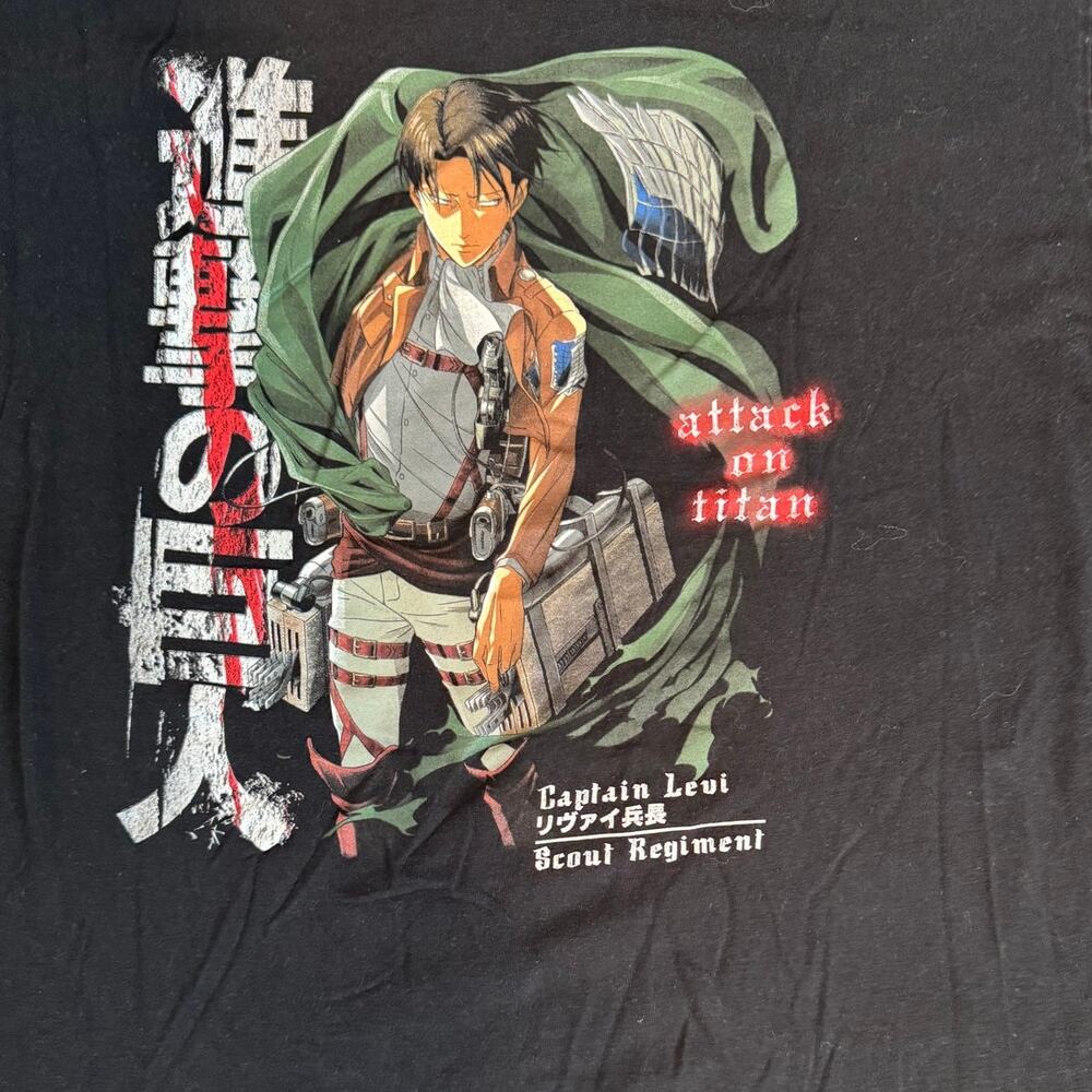 Attack On Titans Levi Shirt Anime Graphic Tee